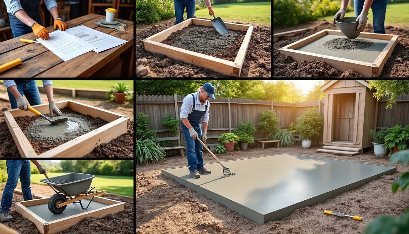 découvrez étape par étape comment réaliser seul la dalle parfaite pour votre cabanon. conseils, astuces et chronologie précise pour réussir votre chantier du début à la fin.