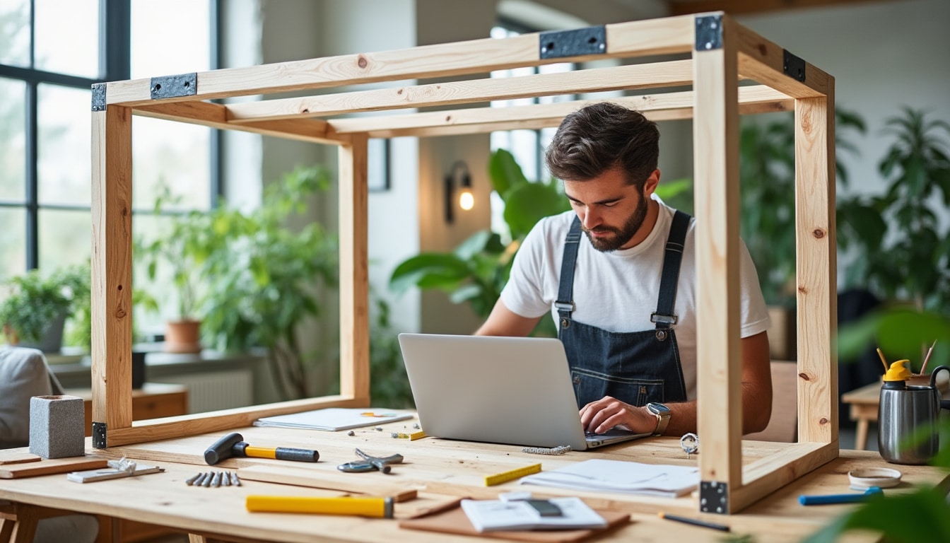découvrez comment créer facilement un coin bureau pratique grâce à une structure légère. astuces, matériaux recommandés et étapes pour aménager un espace de travail fonctionnel et agréable chez vous.