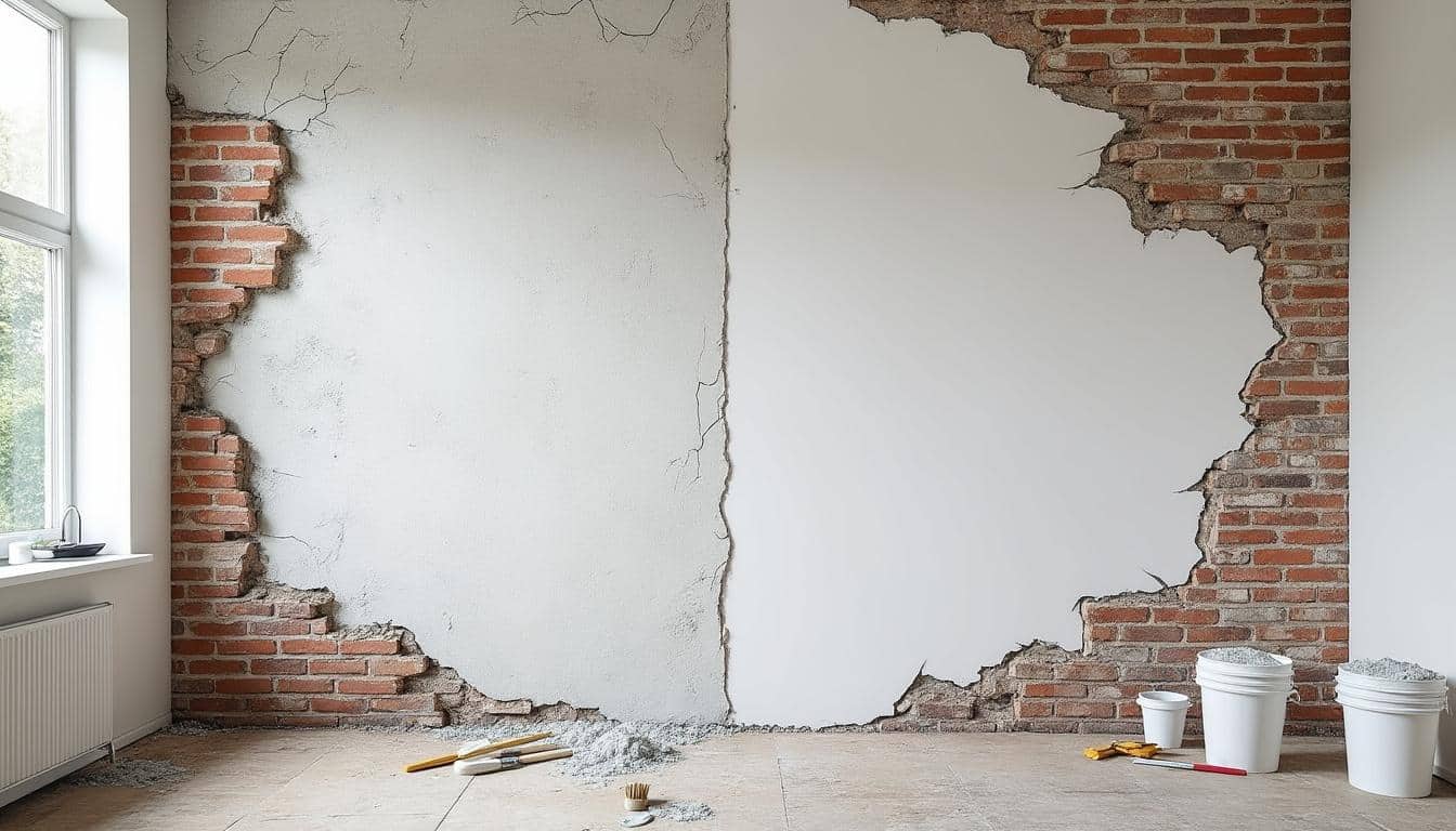 découvrez mon expérience de rénovation d'un mur très abîmé, avec les méthodes qui ont réussi et les erreurs à éviter pour un résultat optimal.